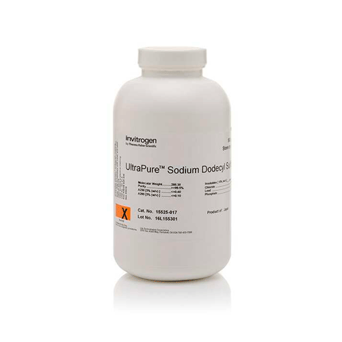 26874. DODECIL SULFATO DE SODIO ULTRAPURE 500GR INVITROGEN