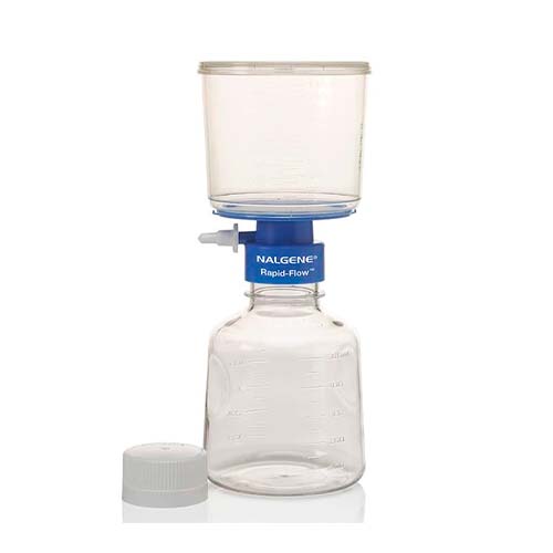 13635. SISTEMA DE FILTRACION 500ML, MEMBRANA SFCA (ACETATO DE CELULOSA SIN SURFACTANTES) 75MM, 0.45UM ESTERIL RAPID FLOW NALGENE