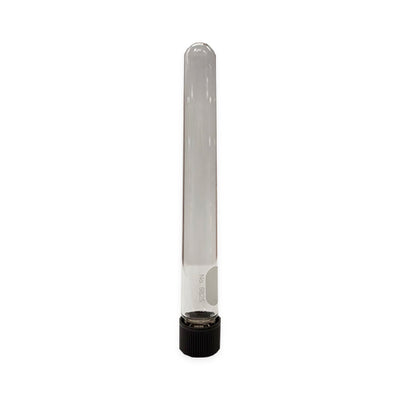 10954. TUBO DE CULTIVO DE VIDRIO 25X200MM REUSABLE C/TAPON DE ROSCA PAQUETE C/5 PIEZAS PYREX