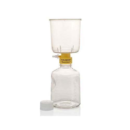 50031. SISTEMA DE FILTRACION 1000ML, MEMBRANA SFCA (ACETATO DE CELULOSA SIN SURFACTANTES) 90MM, 0.2UM ESTERIL RAPID FLOW NALGENE