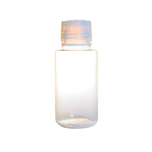 14070. FRASCO DE TEFLON 500ML TRANSPARENTE BOCA ANGOSTA C/TAPON DE ROSCA - NALGENE