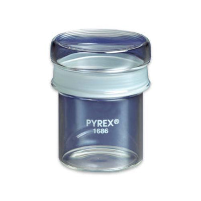 15070. PESAFILTROS DE VIDRIO 45ML FORMA REGULAR C/BOCA ESMERILADA 45/12 - PYREX