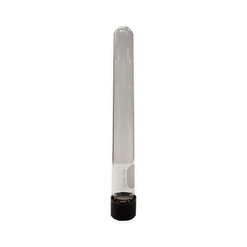 10954. TUBO DE CULTIVO DE VIDRIO 25X200MM REUSABLE C/TAPON DE ROSCA PAQUETE C/5 PIEZAS PYREX