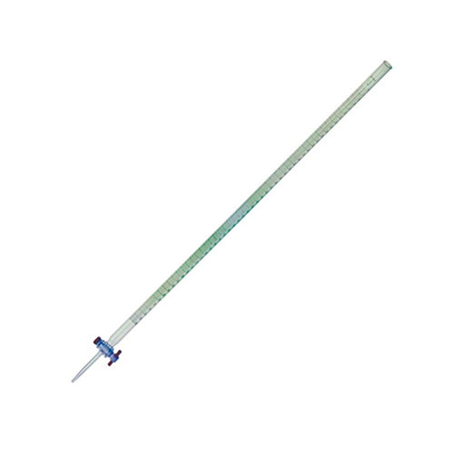 10856. BURETA DE VIDRIO 50ML CLASE B C/LLAVE DE TEFLON RECTA - KIMAX