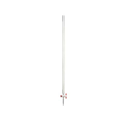 14220. BURETA DE VIDRIO 25ML CLASE A SERIALIZADA/CERTIFICADA C/LLAVE DE TEFLON  - KIMAX