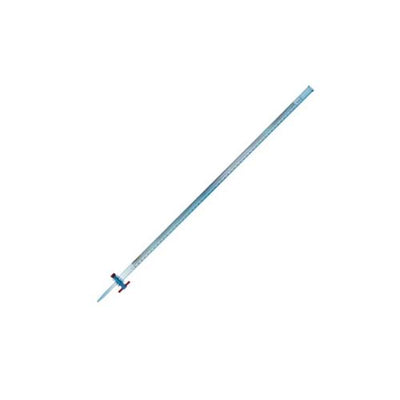 14221. BURETA DE VIDRIO 50ML CLASE A SERIALIZADA/CERTIFICADA C/LLAVE DE TEFLON - KIMAX