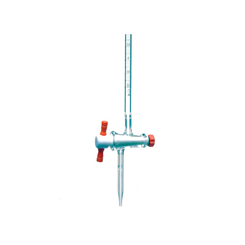 11556.BURETA DE VIDRIO 5ML CLASE A MICRO SERIALIZADA/CERTIFICADA C/LLAVE DE TEFLON  - KIMAX