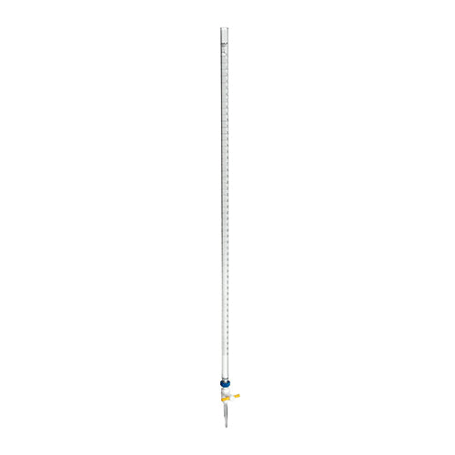 10857. BURETA DE VIDRIO 50ML ECONOMICA DESARMABLE C/ROSCA DE ENSAMBLE LLAVE PTFE - KIMAX