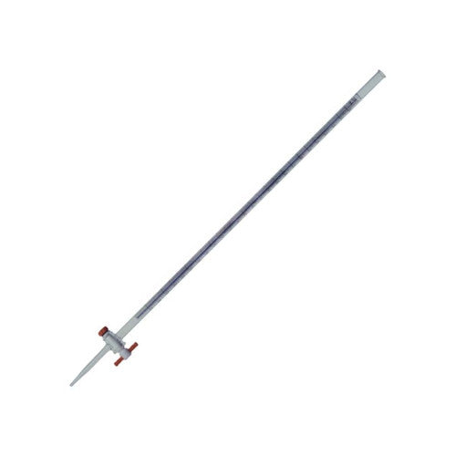2920. BURETA DE VIDRIO 25ML SCHELBACH LINEA AZUL C/LLAVE DE TEFLON - KIMAX
