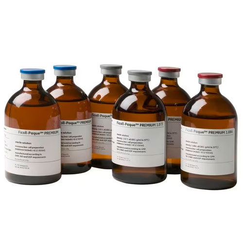 12764.  FICOLL-PAQUE PREMIUM ESTERIL MEDIO DE GRADIENTE DE DENSIDAD P/PREPARACION DE CELULAS MONONUCLEARES 6X100ML CYTIVA