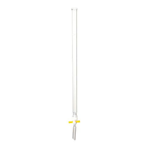 51513. COLUMNA DE VIDRIO P/CROMATOGRAFIA DESARMABLE LLAVE PTFE 11X300MM - KIMAX