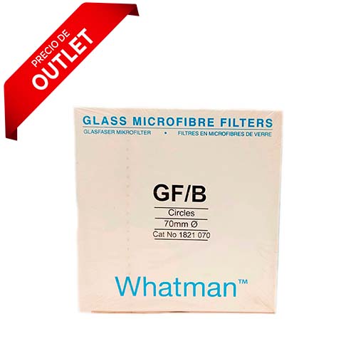 6970. PAPEL MICROFIBRA DE VIDRIO GF/B 7CM - WHATMAN