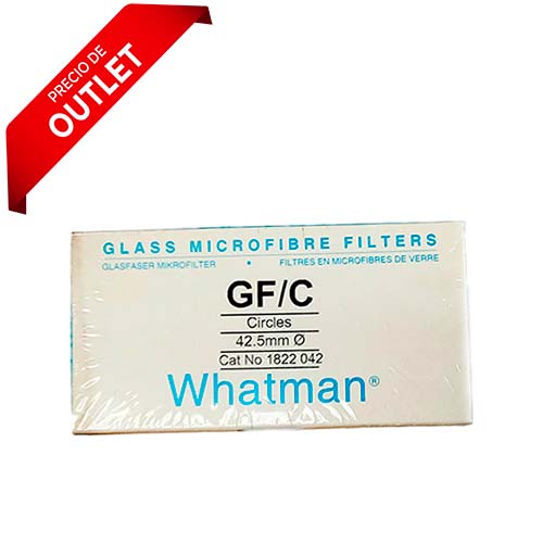 6973. PAPEL MICROFIBRA DE VIDRIO GF/C 4.25CM C/100 - WHATMAN