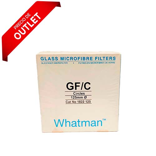 6976. PAPEL MICROFIBRA DE VIDRIO GF/C 12.5CM C/100 - WHATMAN