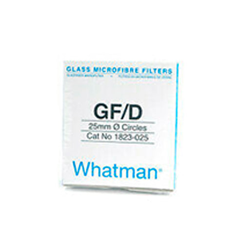 6986. PAPEL MICROFIBRA DE VIDRIO GF/D 2.5CM C/100 WHATMAN