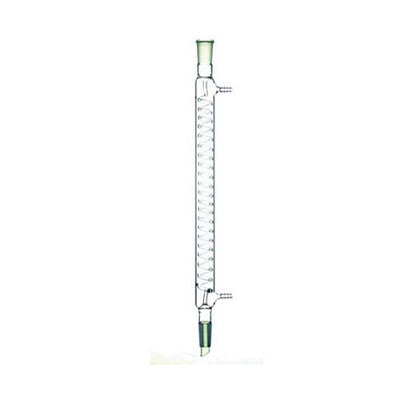 22591. CONDENSADOR DE VIDRIO GRAHAM SERPENTIN C/UNION EXTERNA 24/40 Y DIAGONAL 500MM KIMAX