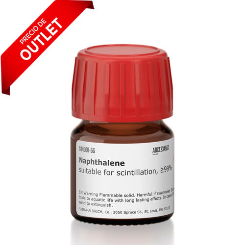 24827. NAFTALENO P/CENTELLEO 99% 5GR SIGMA-ALDRICH