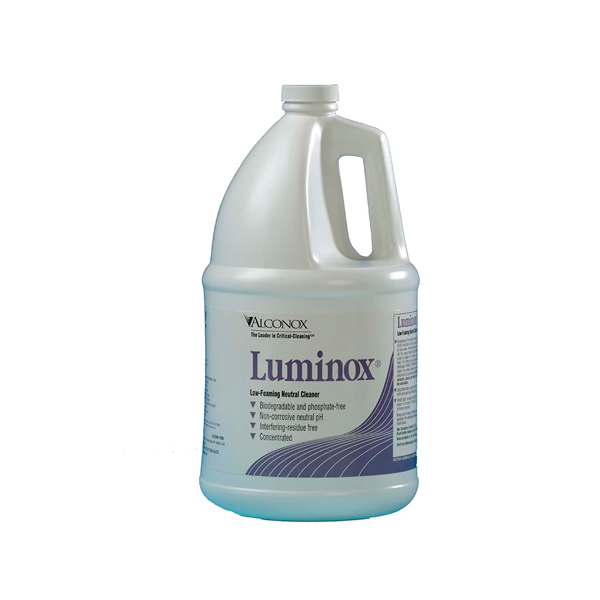 3093. DETERGENTE NEUTRO BAJA ESPUMA LUMINOX BOTE CON 3.8 LT(S) - ALCONOX