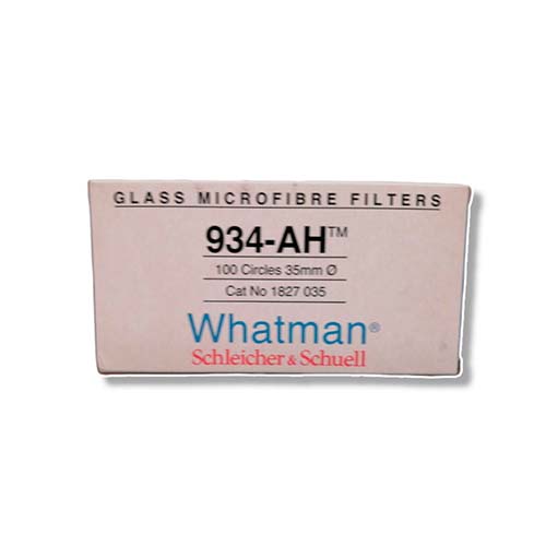 21353. PAPEL MICROFIBRA DE VIDRIO 934AH 3.5CM C/100 - WHATMAN