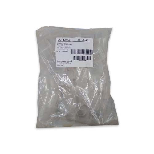 15141. TAPA DE POLIPROPILENO NATURAL 40MM NO ESTERIL PAQUETES C/50 PIEZAS - PYREX