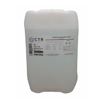 50965. ALCOHOL ISOPROPILICO (2-PROPANOL) RA PORRON 20LT - CTR