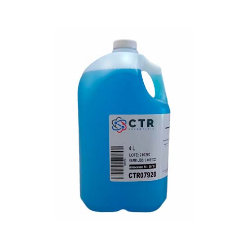 20171. LAV-LAB DETERGENTE ALCALINO AZUL PLASTICO 4LT - CTR