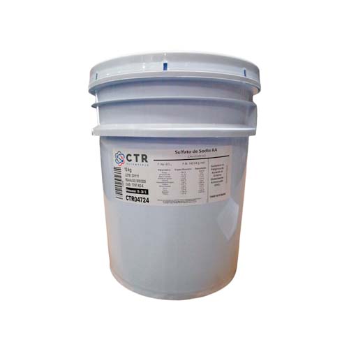 20211. SULFATO DE SODIO ANHIDRO RA PLASTICO 10KG - CTR