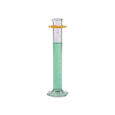 18331. PROBETA (MEDIDA CILINDRICA) DE VIDRIO 10ML CLASE B GRADUADA TC C/ VERTEDERO BASE HEXAGONAL - KIMAX