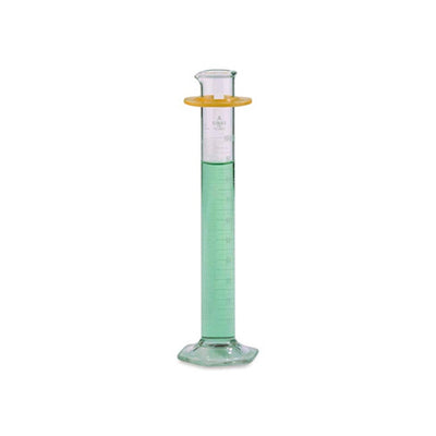 11559.PROBETA (MEDIDA CILINDRICA) DE VIDRIO 250ML CLASE B GRADUADA TC C/ VERTEDERO BASE HEXAGONAL  - KIMAX