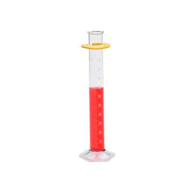 10862. PROBETA (MEDIDA CILINDRICA) DE VIDRIO 100ML CLASE B LINEA BLANCA - KIMAX