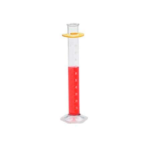 10862. PROBETA (MEDIDA CILINDRICA) DE VIDRIO 100ML CLASE B LINEA BLANCA - KIMAX