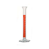 21307. PROBETA (MEDIDA CILINDRICA) DE VIDRIO 10ML CLASE B LINEA ROJA - KIMAX