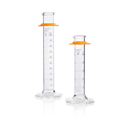 10864. PROBETA (MEDIDA CILINDRICA) DE VIDRIO 100ML CLASE B LINEA AZUL - KIMAX