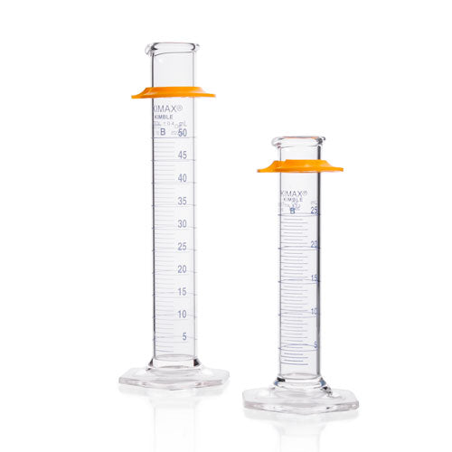 26943. PROBETA (MEDIDA CILINDRICA) DE VIDRIO 250ML CLASE B LINEA AZUL KIMAX