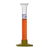 2011. PROBETA (MEDIDA CILINDRICA) DE VIDRIO 10ML ESCOLAR BASE DE PLASTICO KIMAX