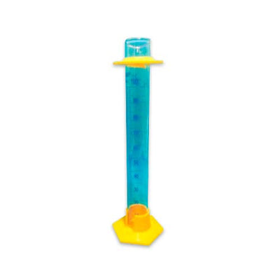 14206. PROBETA (MEDIDA CILINDRICA) DE VIDRIO 100ML ESCOLAR BASE DE PLASTICO KIMAX