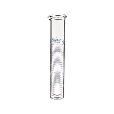 11562. PROBETA (MEDIDA CILINDRICA) DE VIDRIO 25ML ESCOLAR BASE DE PLASTICO KIMAX