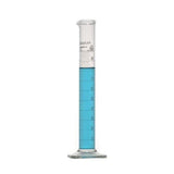 2977. PROBETA (MEDIDA CILINDRICA) DE VIDRIO 10ML ESCOLAR ESCALA METRICA BLANCA, BASE HEXAGONAL - KIMAX
