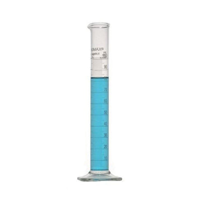 2977. PROBETA (MEDIDA CILINDRICA) DE VIDRIO 10ML ESCOLAR ESCALA METRICA BLANCA, BASE HEXAGONAL - KIMAX
