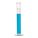 18070. PROBETA (MEDIDA CILINDRICA) DE VIDRIO 250ML ESCOLAR ESCALA METRICA BLANCA, BASE HEXAGONAL - KIMAX