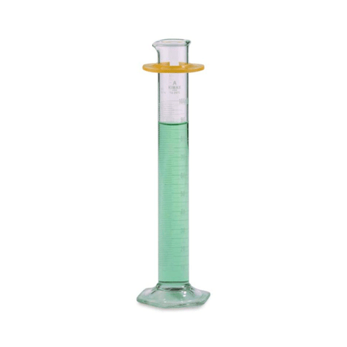 25267. PROBETA (MEDIDA CILINDRICA) DE VIDRIO 100ML CLASE A SERIALIZADA/CERTIFICADA KIMAX