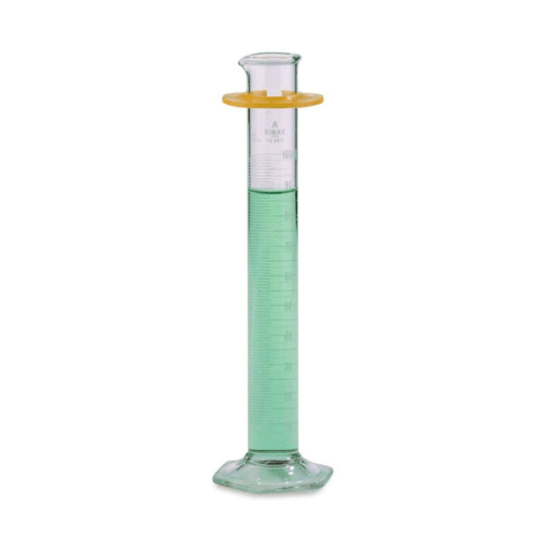 24673. PROBETA (MEDIDA CILINDRICA) DE VIDRIO 500ML CLASE A, ESCALA METRICA, SERIALIZADA/CERTIFICADA  KIMAX
