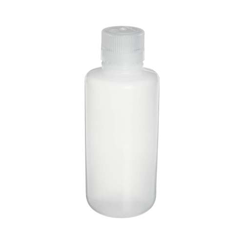 13647. FRASCO DE POLIETILENO BAJA DENSIDAD 125ML CLARO BOCA ANGOSTA C/TAPON DE ROSCA DE POLIPROPILENO, NO ESTERIL PAQUETE C/5 PIEZAS - NALGENE