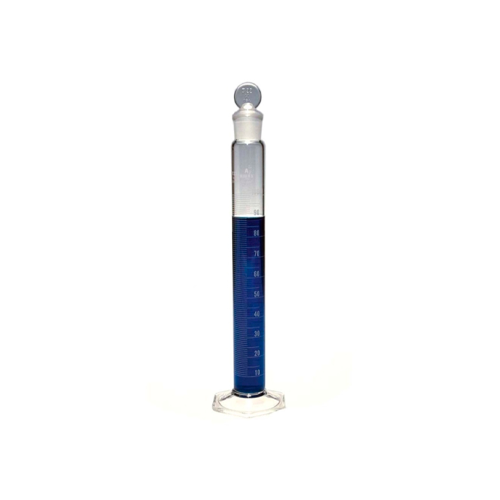 18074. PROBETA (MEDIDA CILINDRICA) DE VIDRIO 100ML CLASE A C/TAPON ESMERILADO SERIALIZADA/CERTIFICADA - KIMAX
