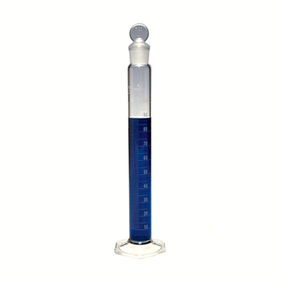 24674. PROBETA (MEDIDA CILINDRICA) DE VIDRIO 500ML CLASE A C/ESCALA METRICA SERIALIZADA/CERTIFICADA C/TAPON ESMERILADO KIMAX
