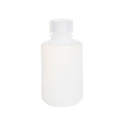 12228. FRASCO POLIPROPILENO 125ML TRANSPARENTE BOCA ANGOSTA C/TAPON DE ROSCA DE POLIPROPILENO PAQUETE C/5 PIEZAS - NALGENE