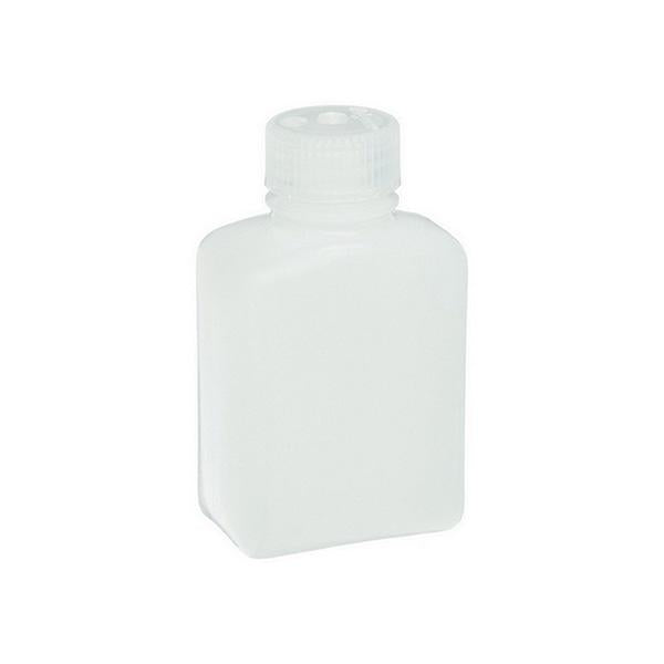1600. FRASCO POLIETILENO ALTA DENSIDAD 500ML BOCA ANCHA, RECTANGULAR C/TAPON DE ROSCA DE POLIPROPILENO, NO ESTERIL PAQUETE C/2 PIEZAS - NALGENE