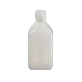 13655. FRASCO DE POLIETILENO ALTA DENSIDAD 1LT TRANSPARENTE CUADRADO BOCA ANGOSTA C/TAPON DE ROSCA DE POLIPROPILENO, NO ESTERIL NALGENE