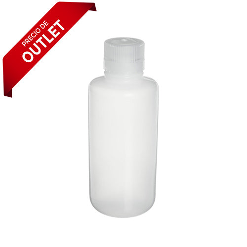 3351. FRASCO POLIPROPILENO 1LT TRANSPARENTE BOCA ANGOSTA PAQUETE C/2 PIEZAS - NALGENE