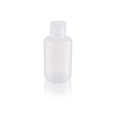 17384. FRASCO POLIETILENO BAJA DENSIDAD 125ML NATURAL BOCA ANGOSTA C/TAPON DE ROSCA PAQUETE C/5 PIEZAS - WHEATON